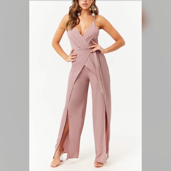 Pants - JUST IN!!! ACADIA MAUVE SURPLUS WRAP JUMPSUIT